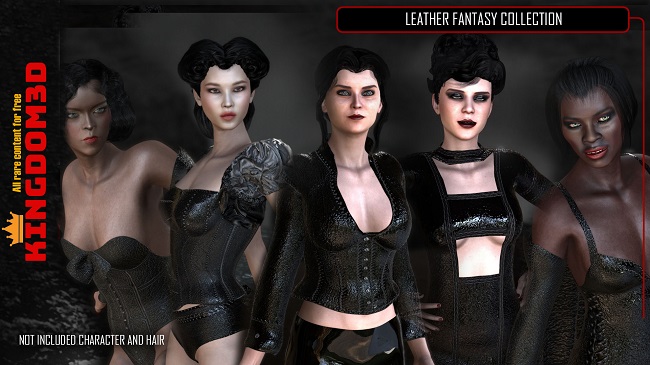 Leather Fantasy Black Swan