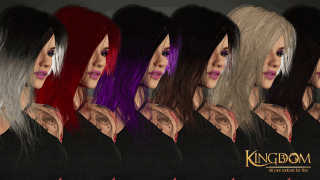 Realistic Hair V7 - 5 Pack