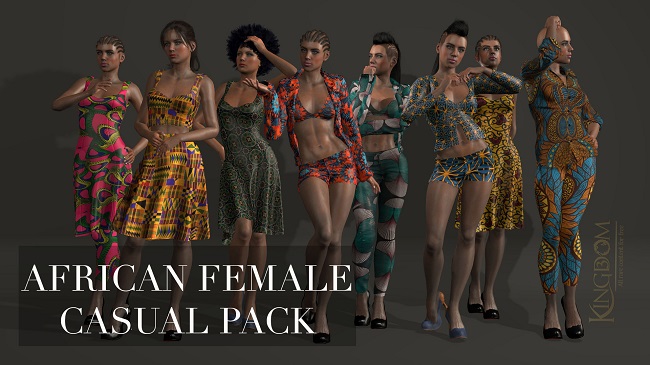 African Female Casual Outfits