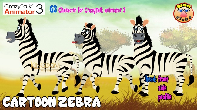 Cartoon Zebra