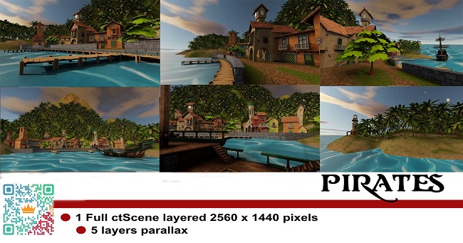 Pirates : 10 Hight Quality Scenes