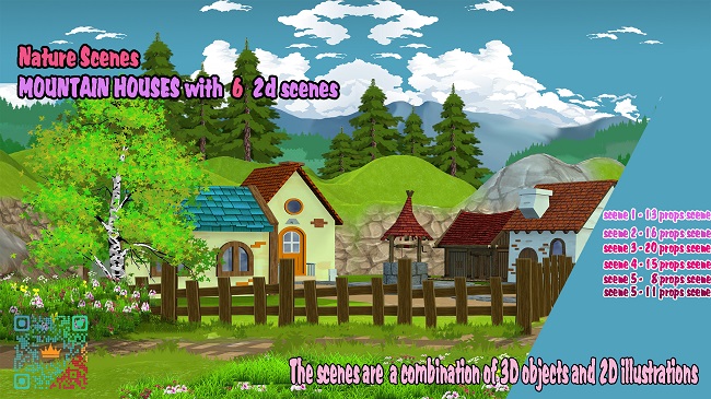 Nature scenes (mountain houses)