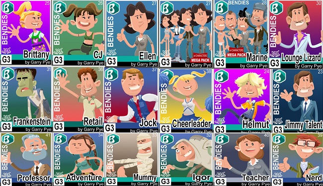 Bendies Bundle 1 (+18 PACKS)