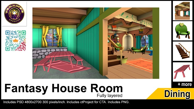 Fantasy House Room &ndash; Dining