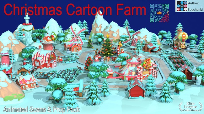 Christmas Cartoon Farm