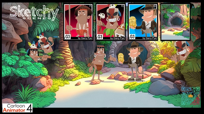 CREATE YOUR OWNE SCENE 2 : ADVENTURE BUNDLE (4 PACKS)