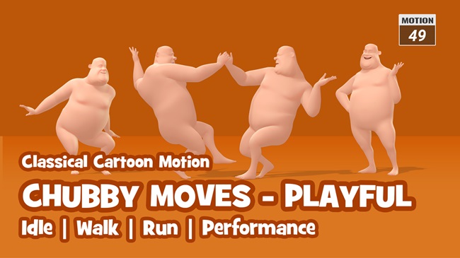 Classical Cartoon : Chubby Moves - Playful