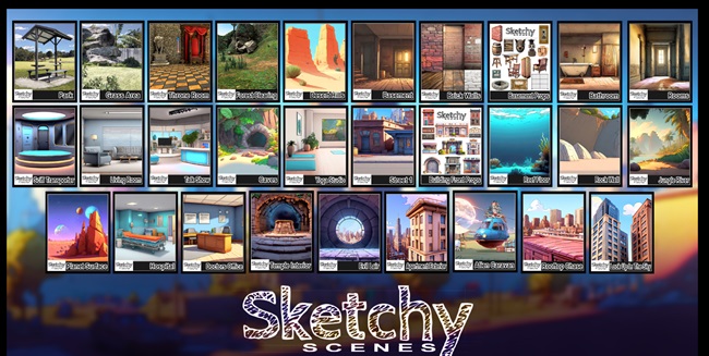 EXCLUSIVE: All Sketchy Scenes  - Mega Bundle