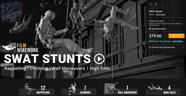 Film Wirework Series : Swat Stunts