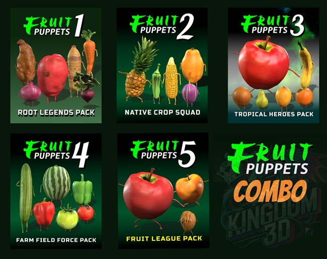 ❤️❤️ FRUIT PUPPETS ARE HERE! ❤️❤️