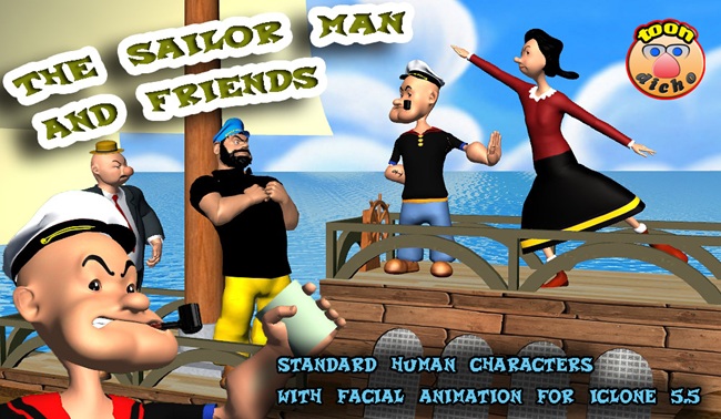 The Sailor Man and friends