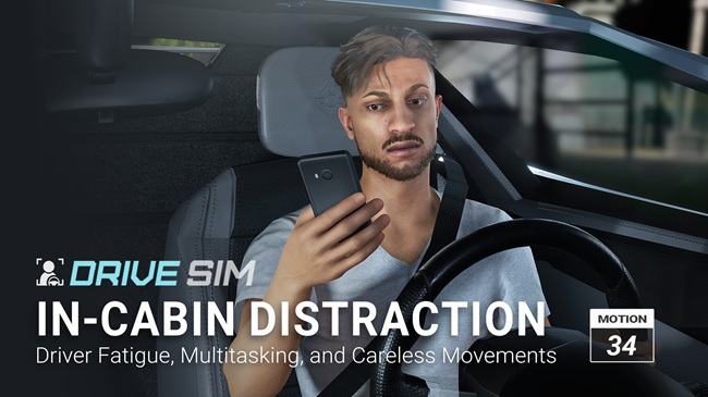 Drive SIM: In-Cabin &mdash; Distraction ⭐⭐⭐⭐⭐