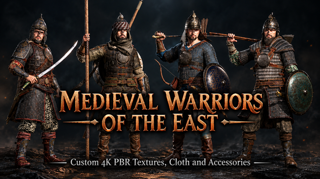 Medieval warriors of the East (Value 175$)