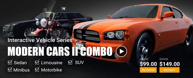 Modern Cars II Combo Pack