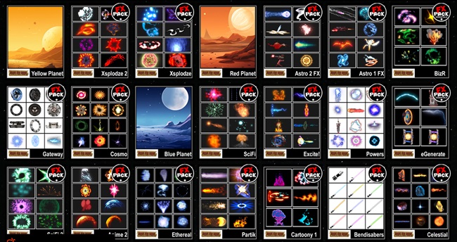 The Best Scifi Characters need the Best Scifi Animated Effects !! Exclusive Content (18 Packs) For Cartoon Animator 5 !!