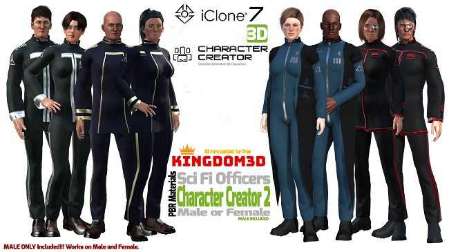 Sci Fi Officers Pack